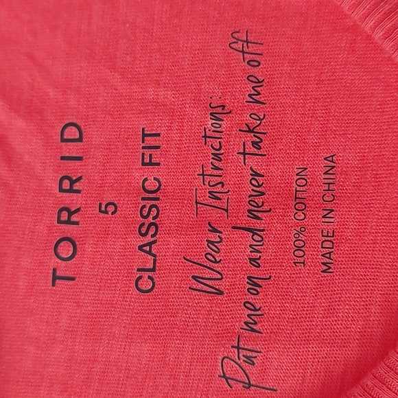 NWT Torrid High Neck Coral Tank 5x - Picture 4 of 8